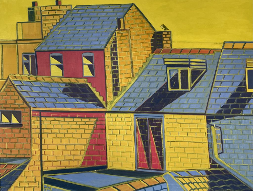 'Lightening Strikes'
76x101cm, 2026