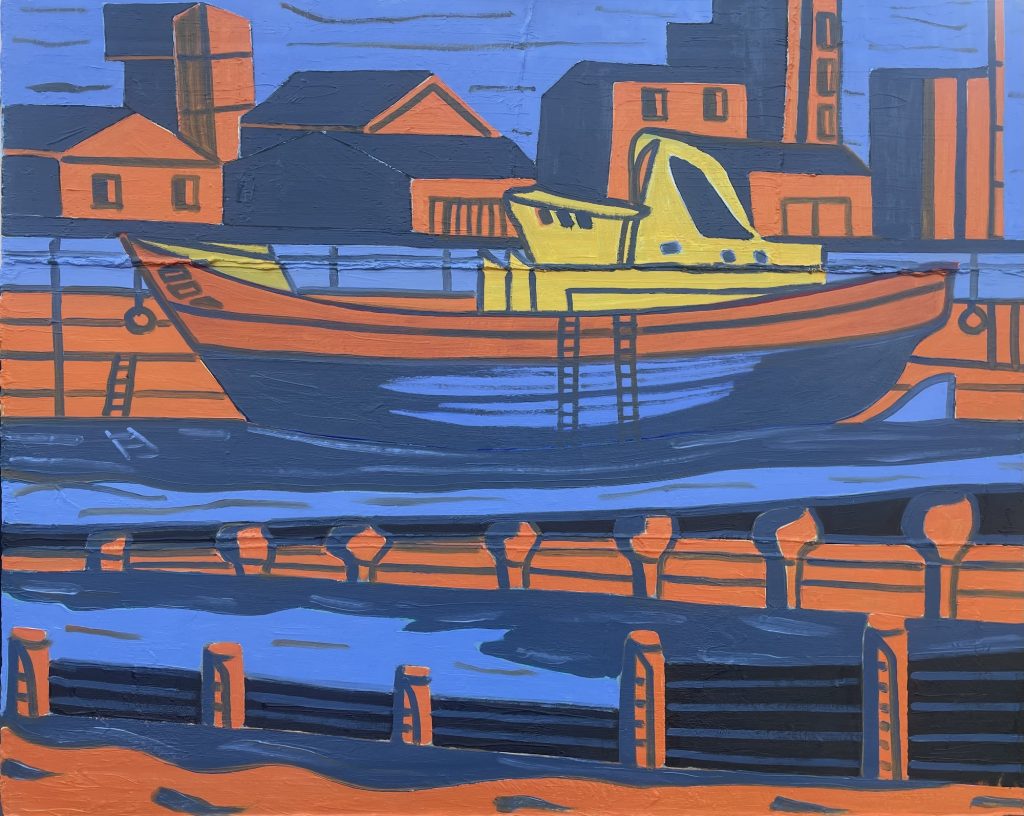 'Ship Shape' 
76x71cm, 2026